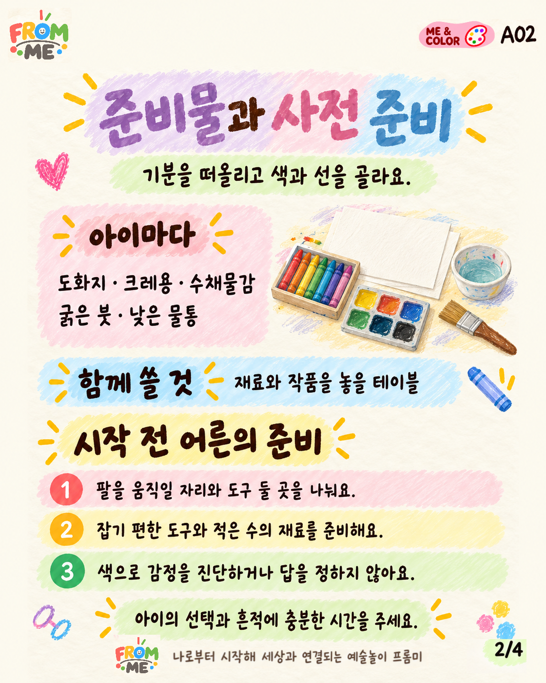 오늘 내 마음은 무슨 색? 활동 가이드 2쪽
