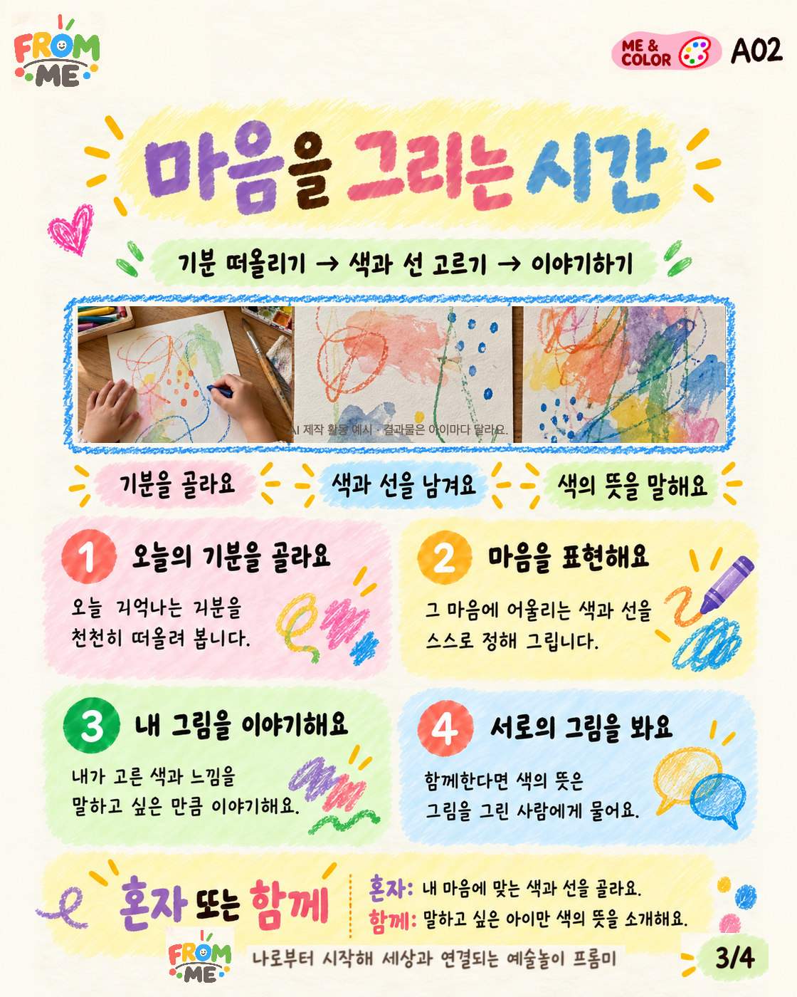 오늘 내 마음은 무슨 색? 활동 가이드 3쪽