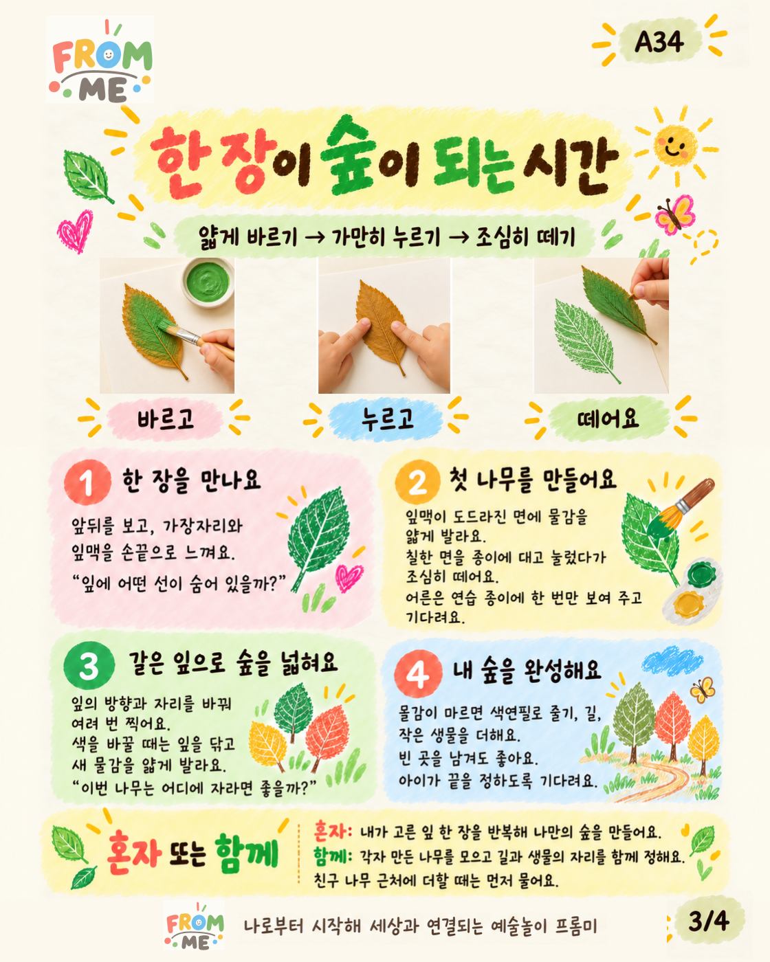 나뭇잎 한 장이 숲이 된다 활동 가이드 3쪽